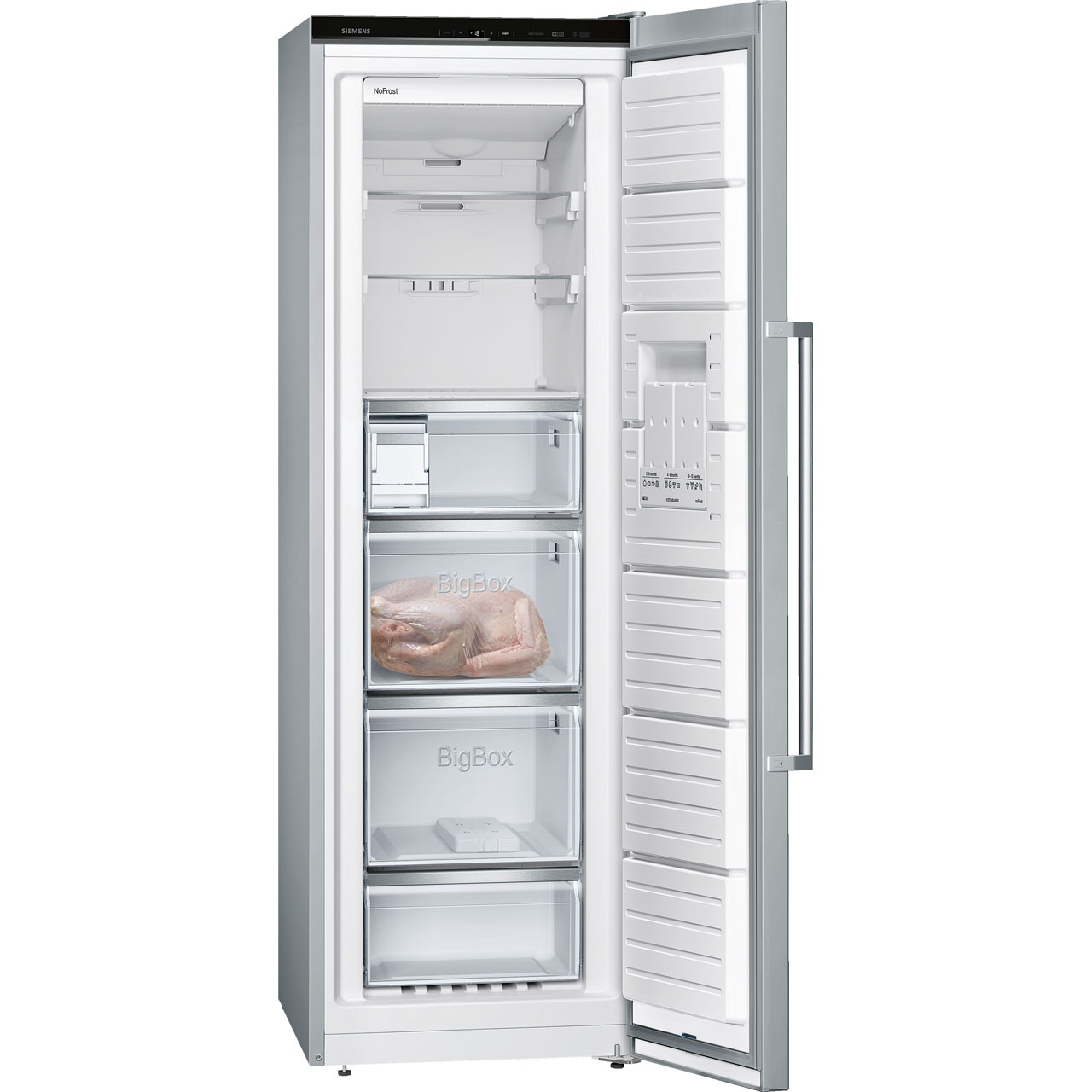 Siemens GS36NAI3P Free Standing 242 Litres A++ Upright Freezer