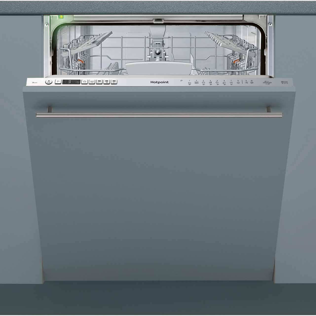 hotpoint integrated slimline dishwasher