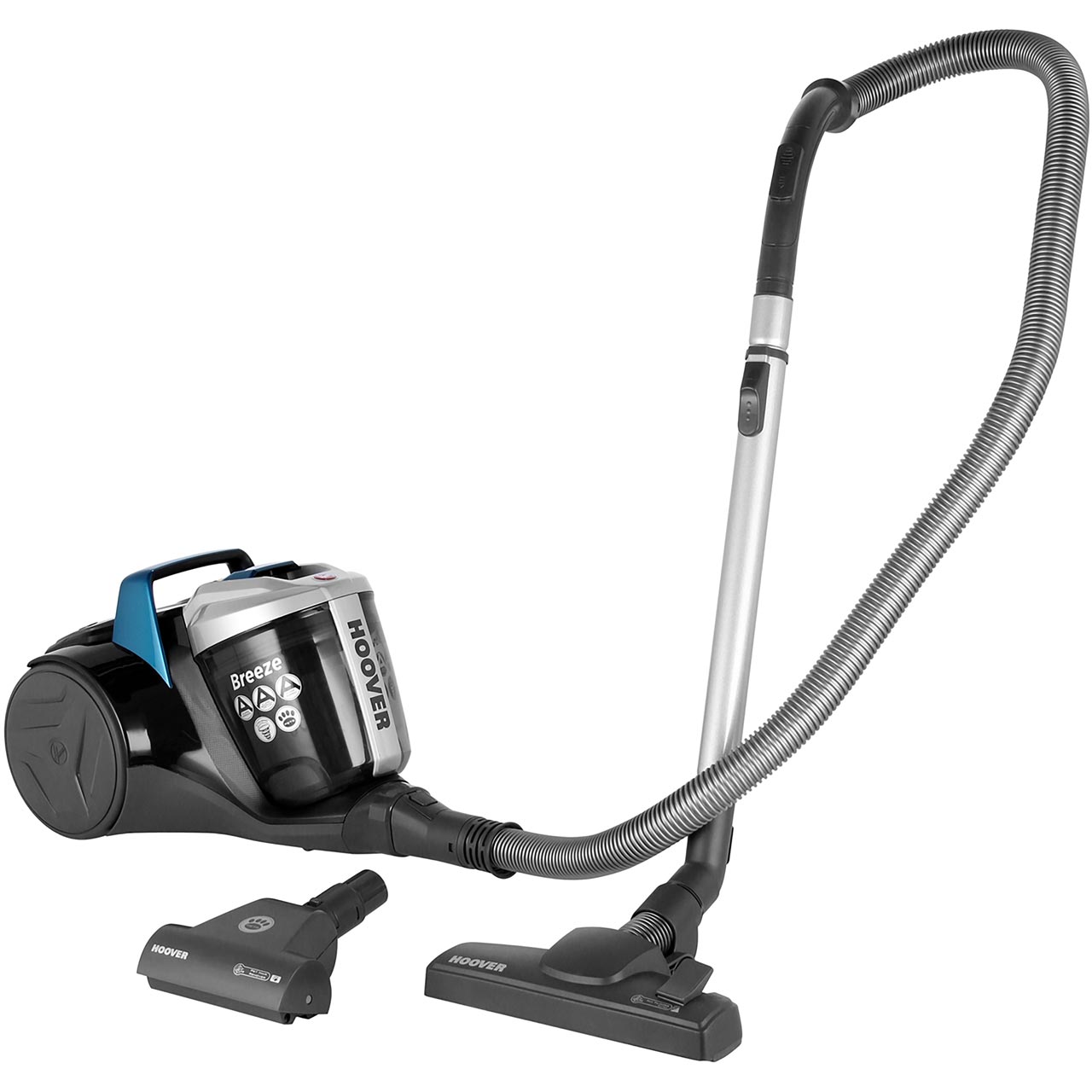 Hoover SDA BR71BR02 Breeze Pets Cylinder Vacuum Cleaner Bagless 1 Year