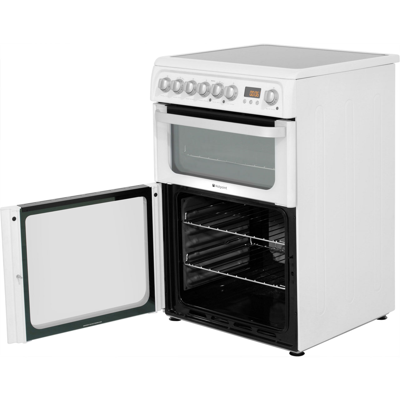 Hotpoint HUI614K Ultima Free Standing A/A Electric Cooker 