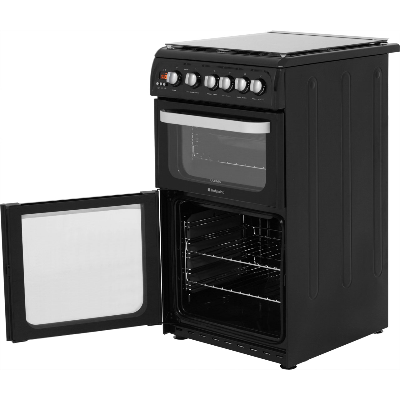 Hotpoint HUG52P Ultima A+/A Gas Cooker with Gas Hob 50cm Free Standing White 5016108630419 eBay