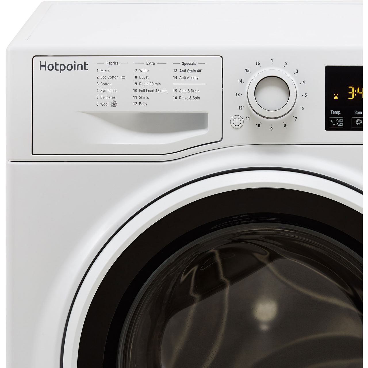 Hotpoint NSWA1043CWWUK A+++ Rated 10Kg 1400 RPM Washing Machine White