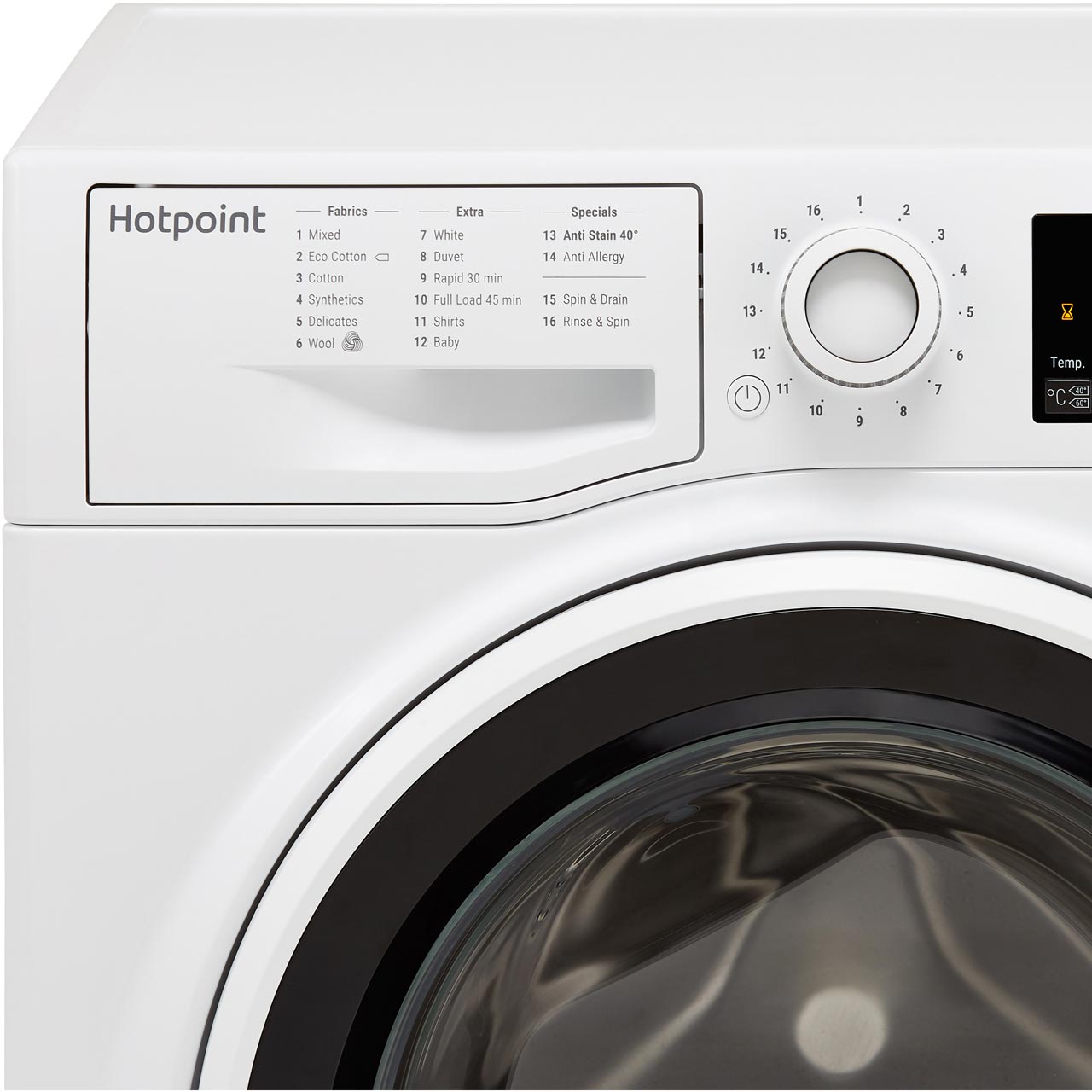 Nswa843cwwuk White Hotpoint Washing Machine Ao Com