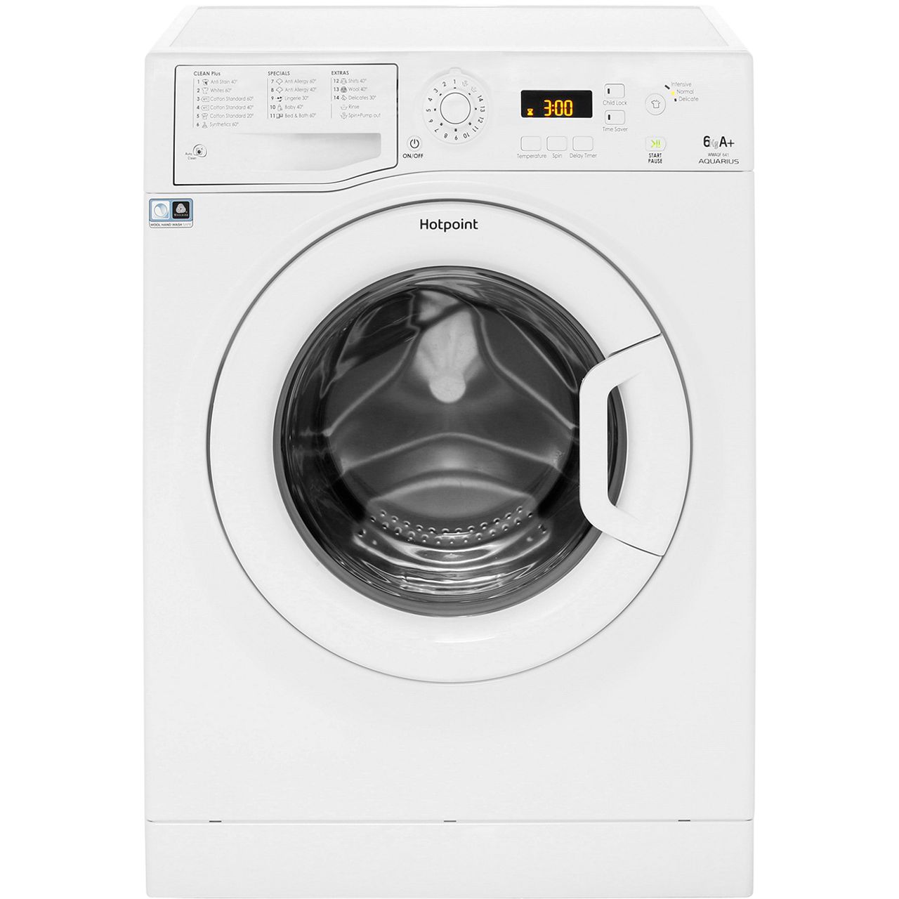 Hotpoint WMAQF641P Aquarius A+ 6Kg 1400 RPM Washing Machine White New ...