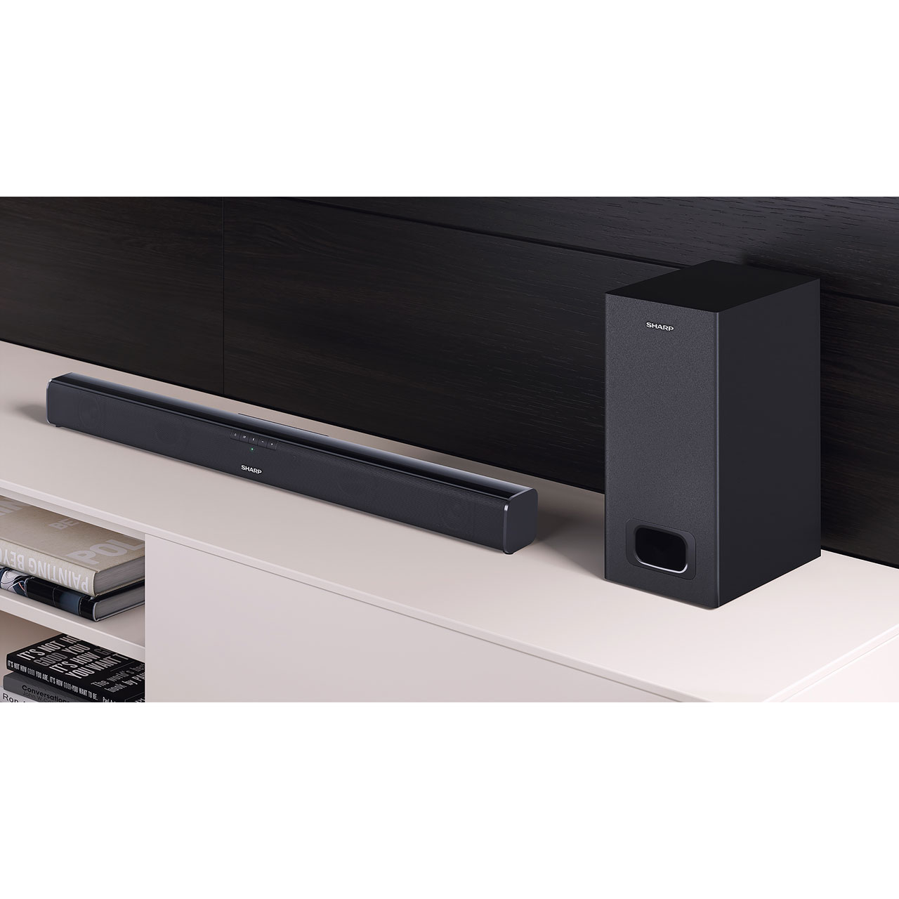 Sharp TV HTSBW110 180 Watt Soundbar Bluetooth with Wired Subwoofer