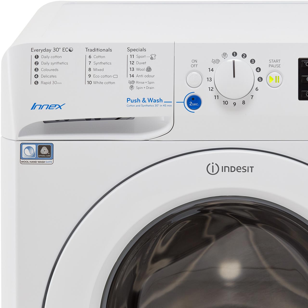Bwe101684xwuk Wh Indesit Innex Washing Machine Ao Com