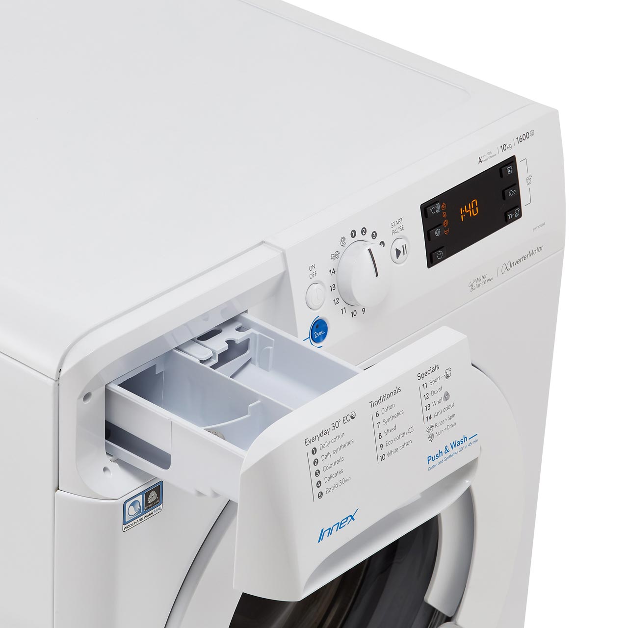 Indesit Bwe101684xwuk Innex A+++ Rated 10kg 1600 Rpm Washing Machine 