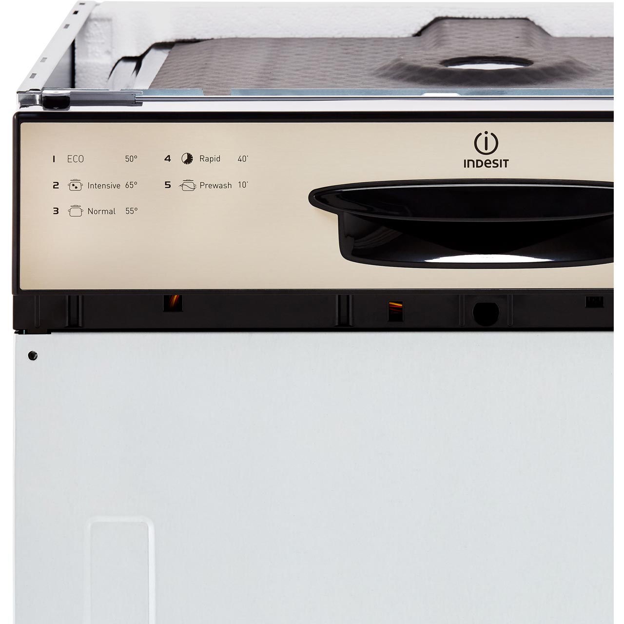 Indesit DPG15B1NX Eco Time A+ Semi Integrated Dishwasher Full Size 60cm