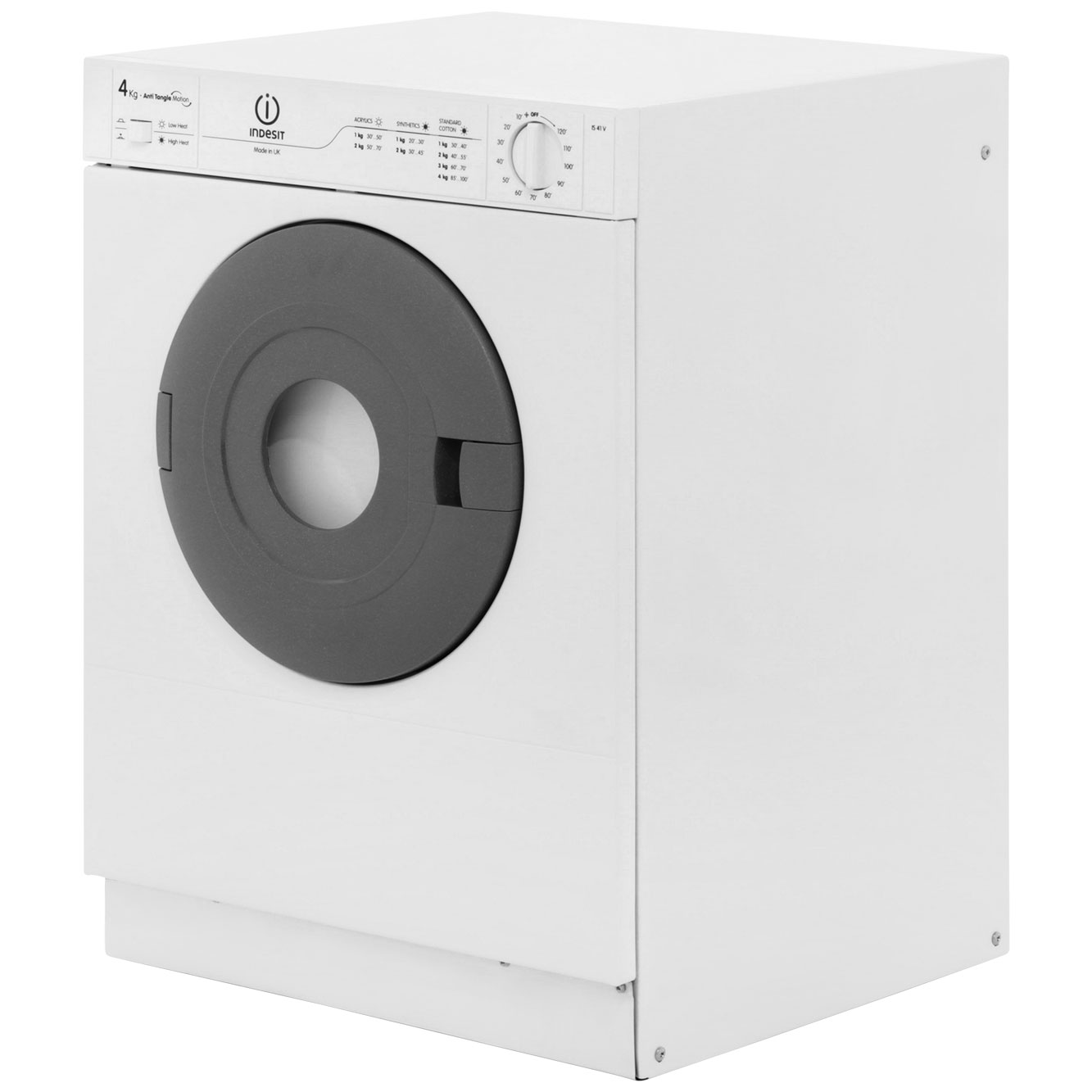 Indesit IS41V C Rated 4Kg Vented Tumble Dryer White eBay