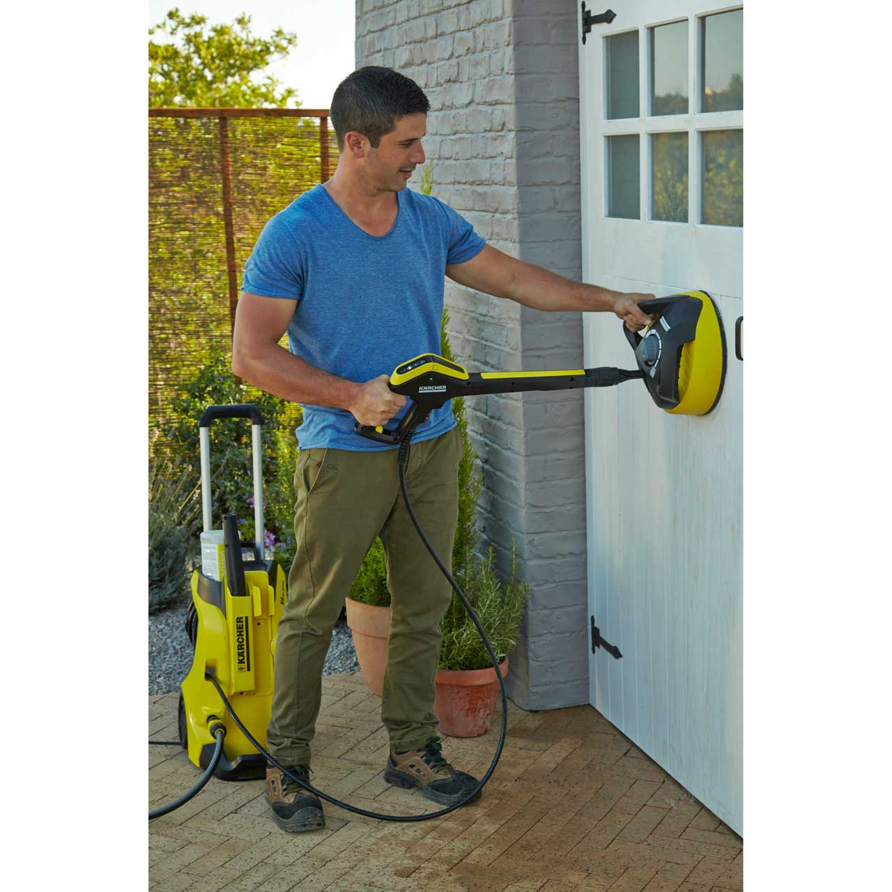 Karcher K4 Full Control Home Pressure Washer with T350 Patio Cleaner