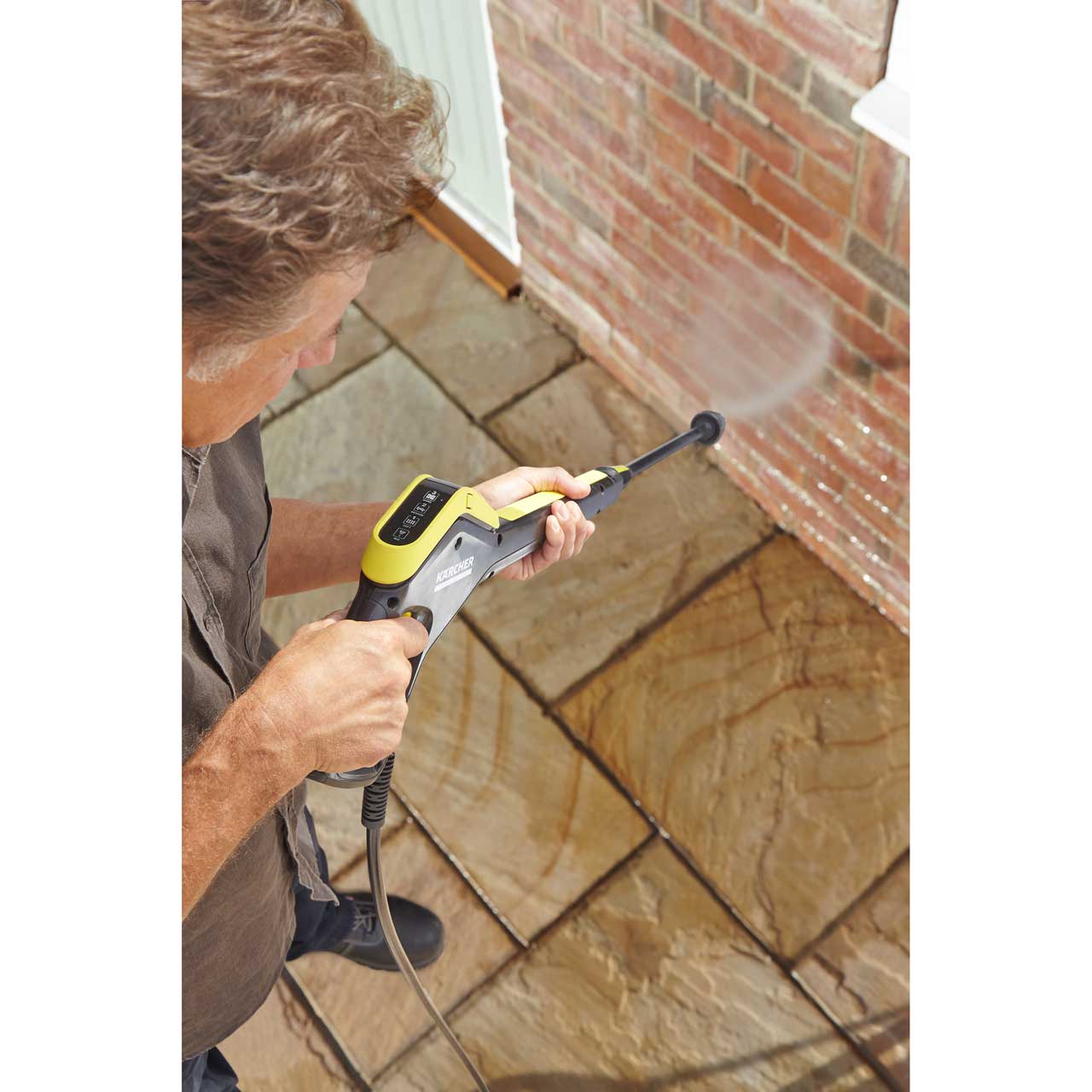 Karcher K4 Full Control Home Pressure Washer with T350 Patio Cleaner