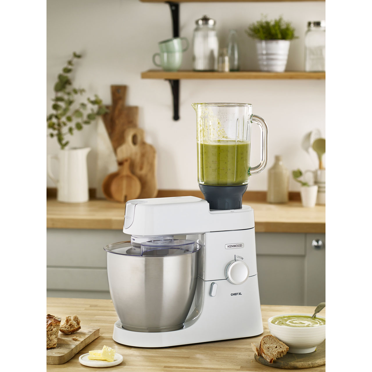 Kenwood KVL4100W Chef XL Stand Mixer with 6.7 Litres Bowl 1200 Watt