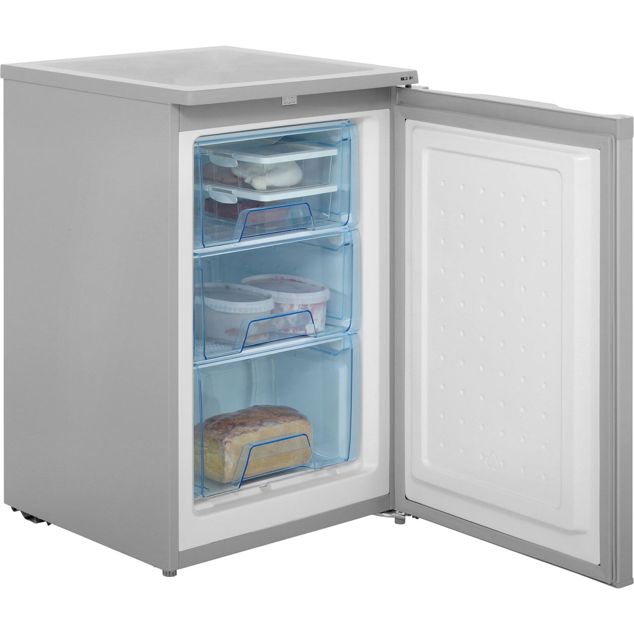 Lec U5511B.1 Free Standing 83 Litres A+ Under Counter Freezer Black New