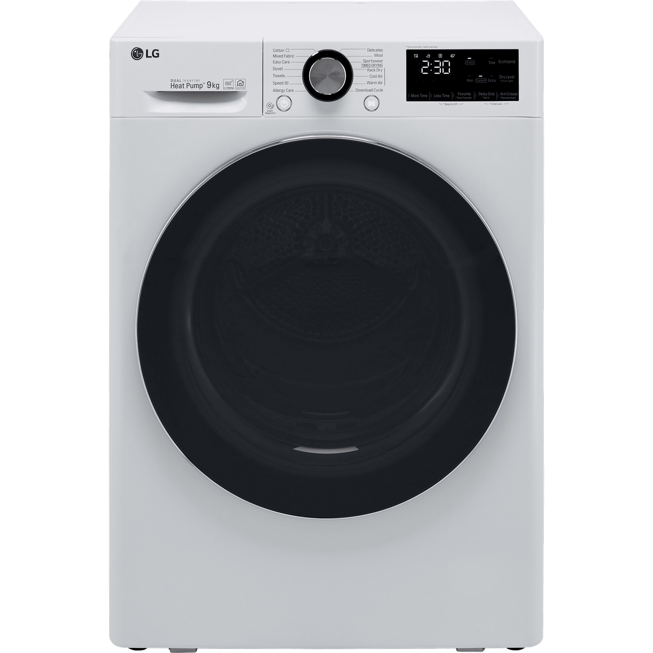 Fdv909w Wh Lg Washer Dryer 9kg Ao Com