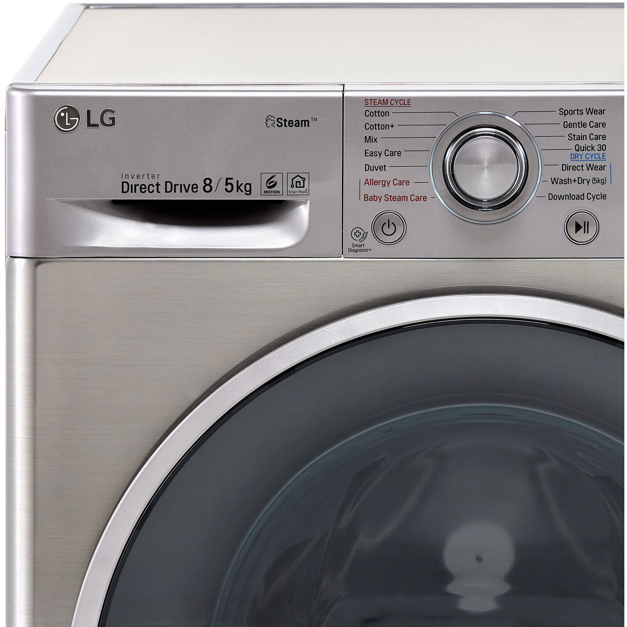 Fwj685ss Gh Lg Washer Dryer 8kg 5kg Ao Com