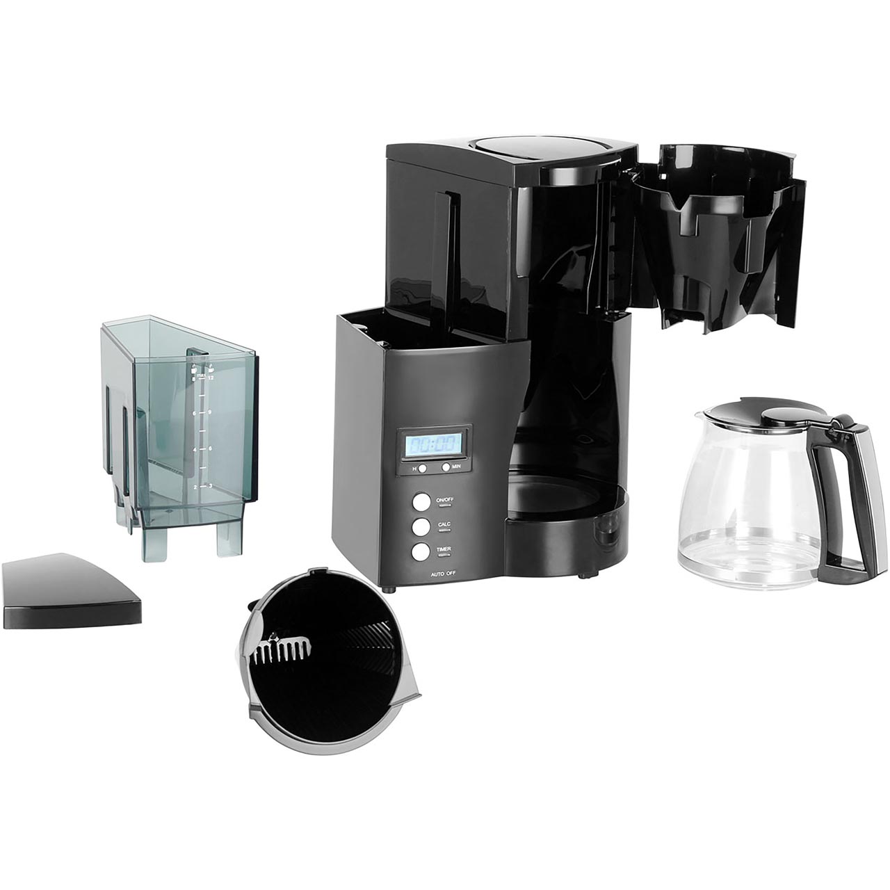 Melitta 6613648 Optima Timer Filter Coffee Machine with Timer Black New