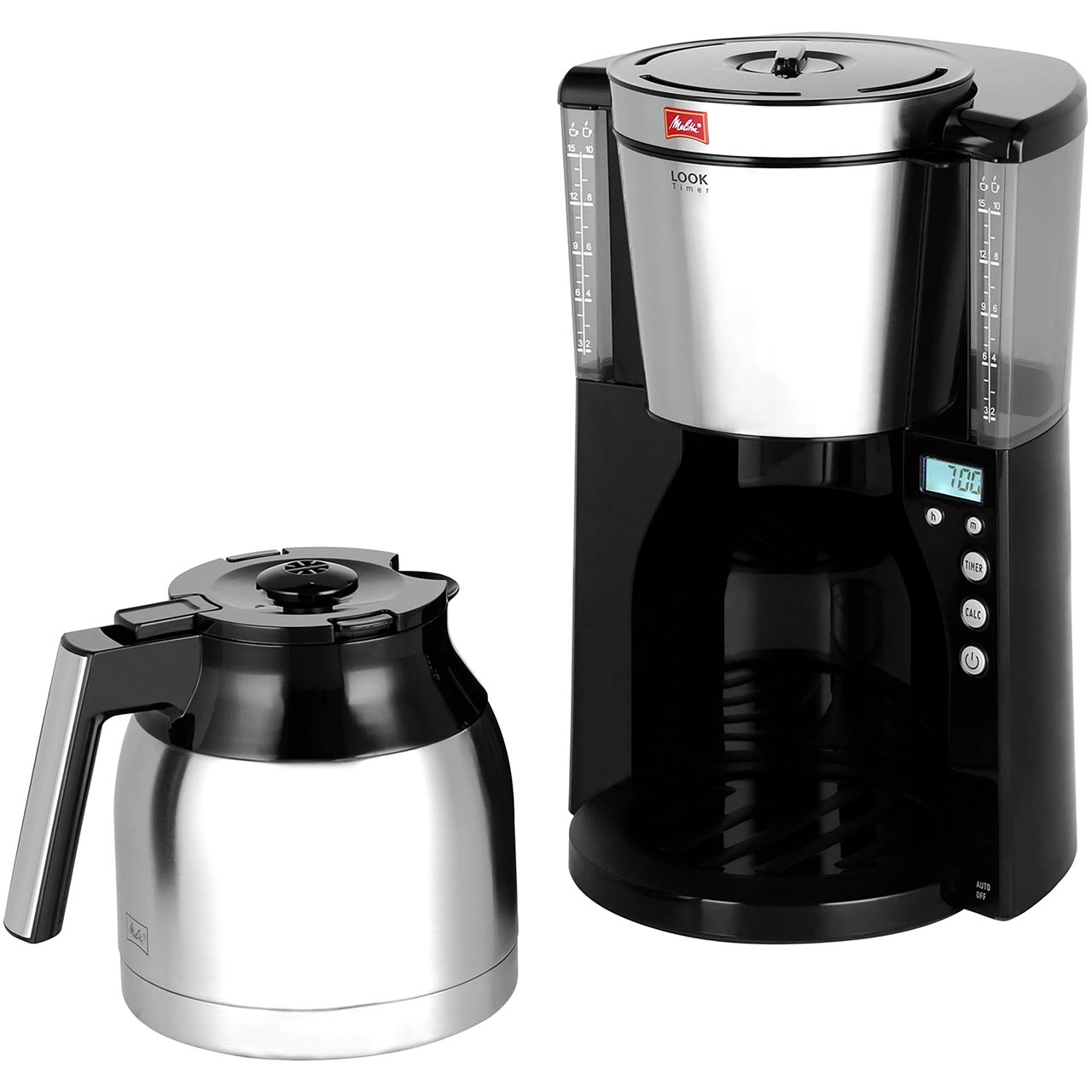 Melitta 6738044 Look IV Therm Timer Filter Coffee Machine with Timer