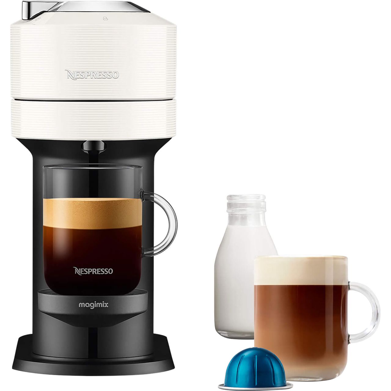 Nespresso by Magimix Vertuo Next 11706 Pod Coffee Machine - White