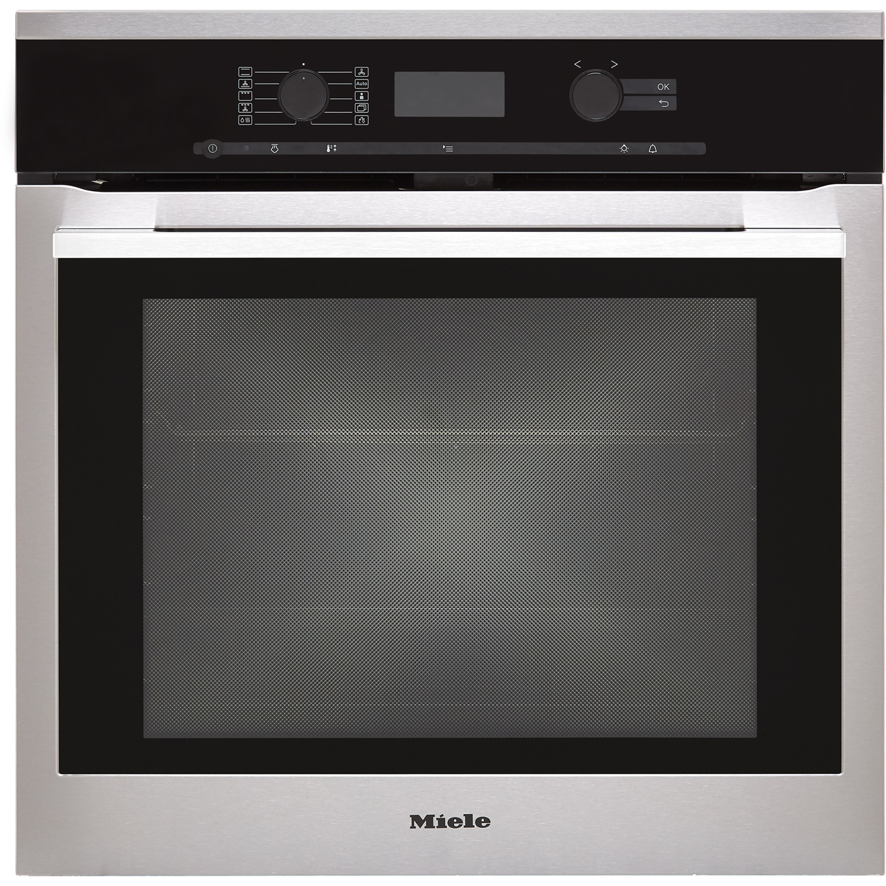 Miele H6360bp Built In Electric Single Oven With Added Steam Function Clean Steel A Rated Miele H6360bp Built In Electric Single Oven With Added Steam Function Clean Steel A Rated