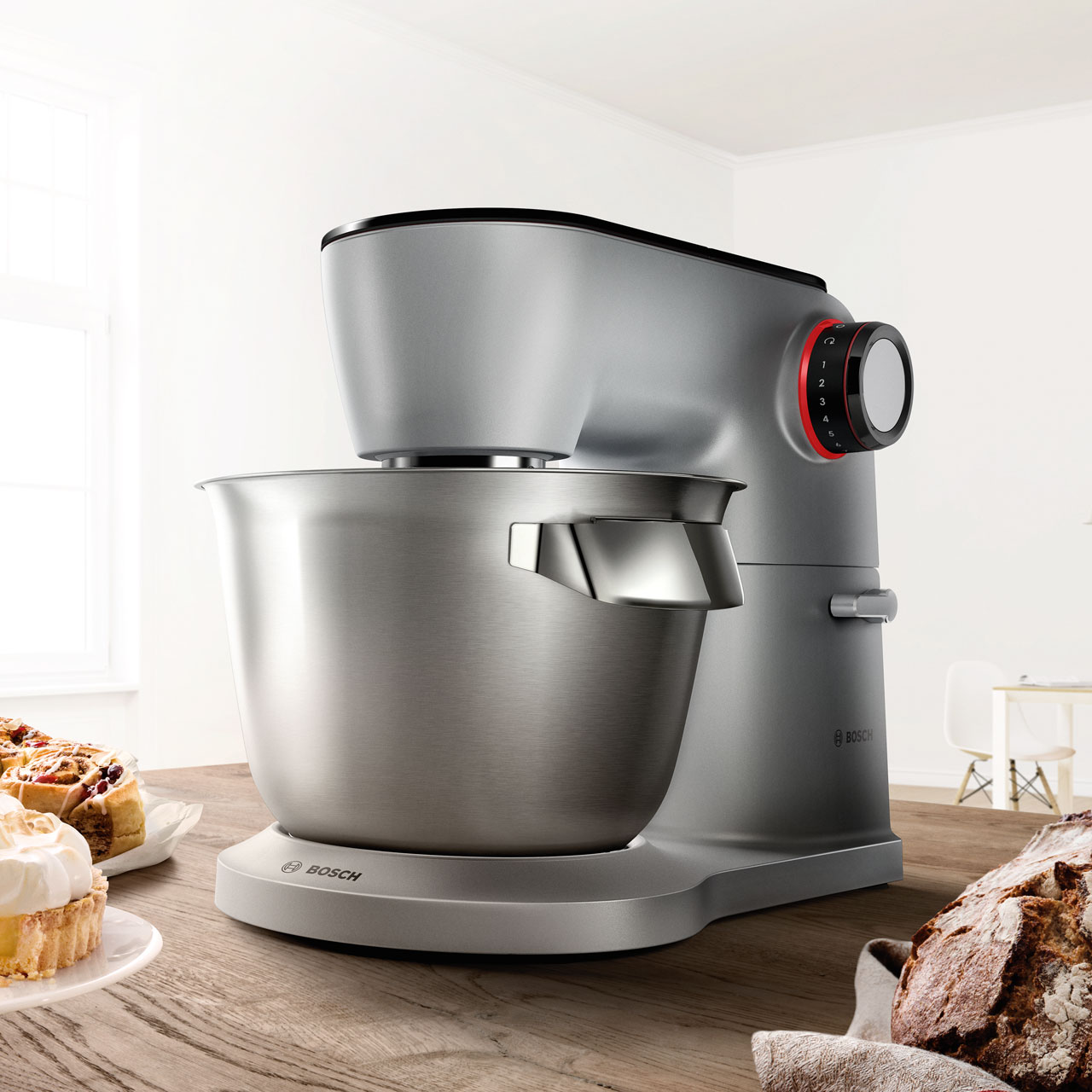 Bosch MUM9G32S00 OptiMUM Stand Mixer with 5.5 Litres Bowl 1200 Watt