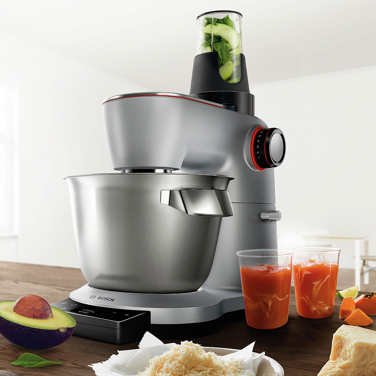 Bosch MUM9G32S00 OptiMUM Stand Mixer with 5.5 Litres Bowl 1200 Watt