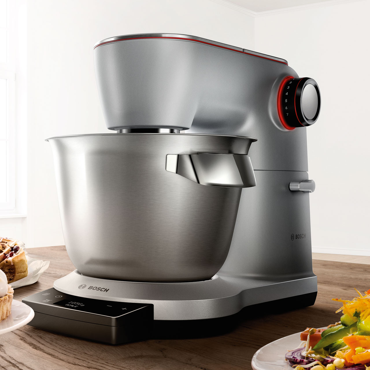 Bosch MUM9GX5S21 OptiMUM Stand Mixer with 5.5 Litres Bowl 1500 Watt