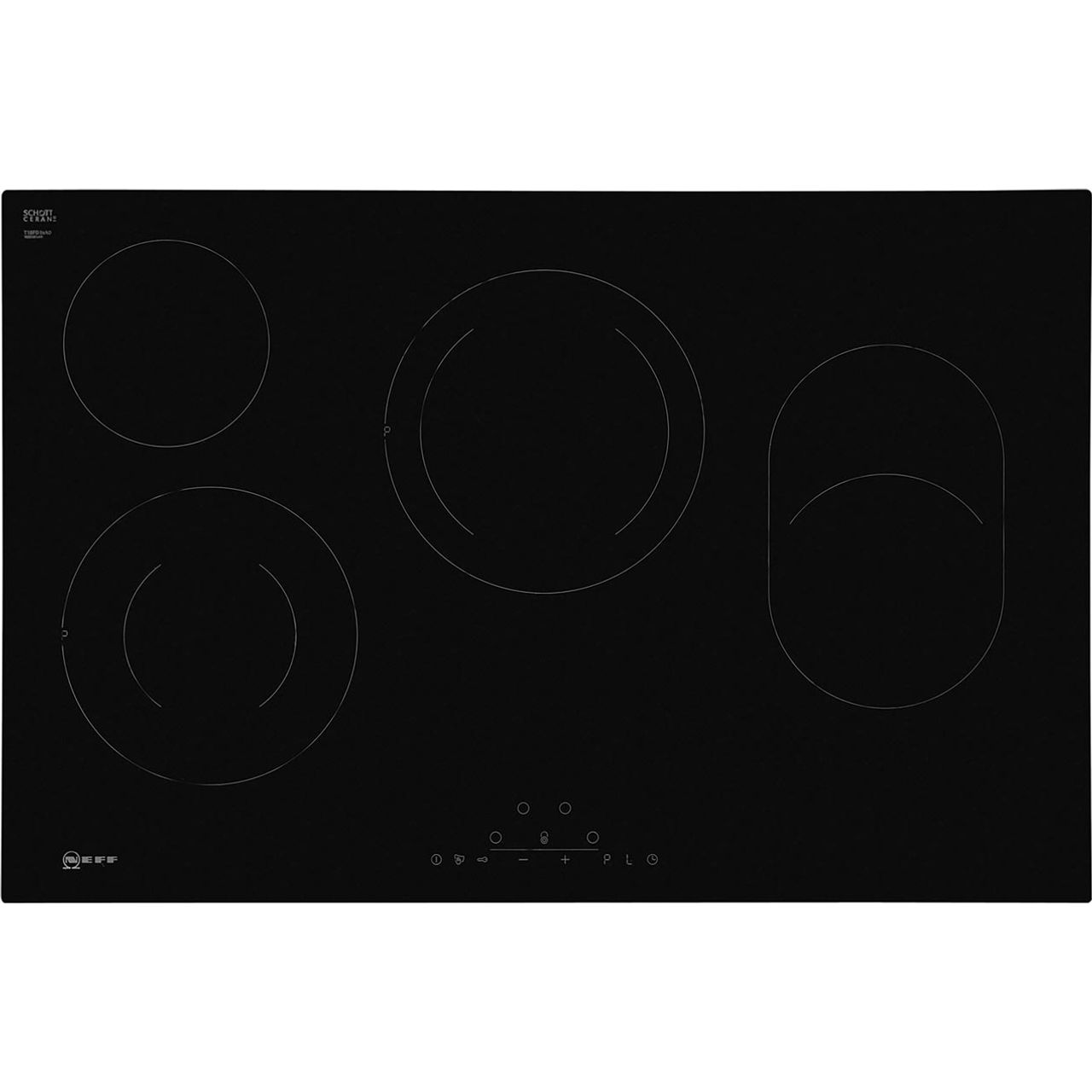 T18fd36x0 Bk Neff 80cm Ceramic Hob Ao Com