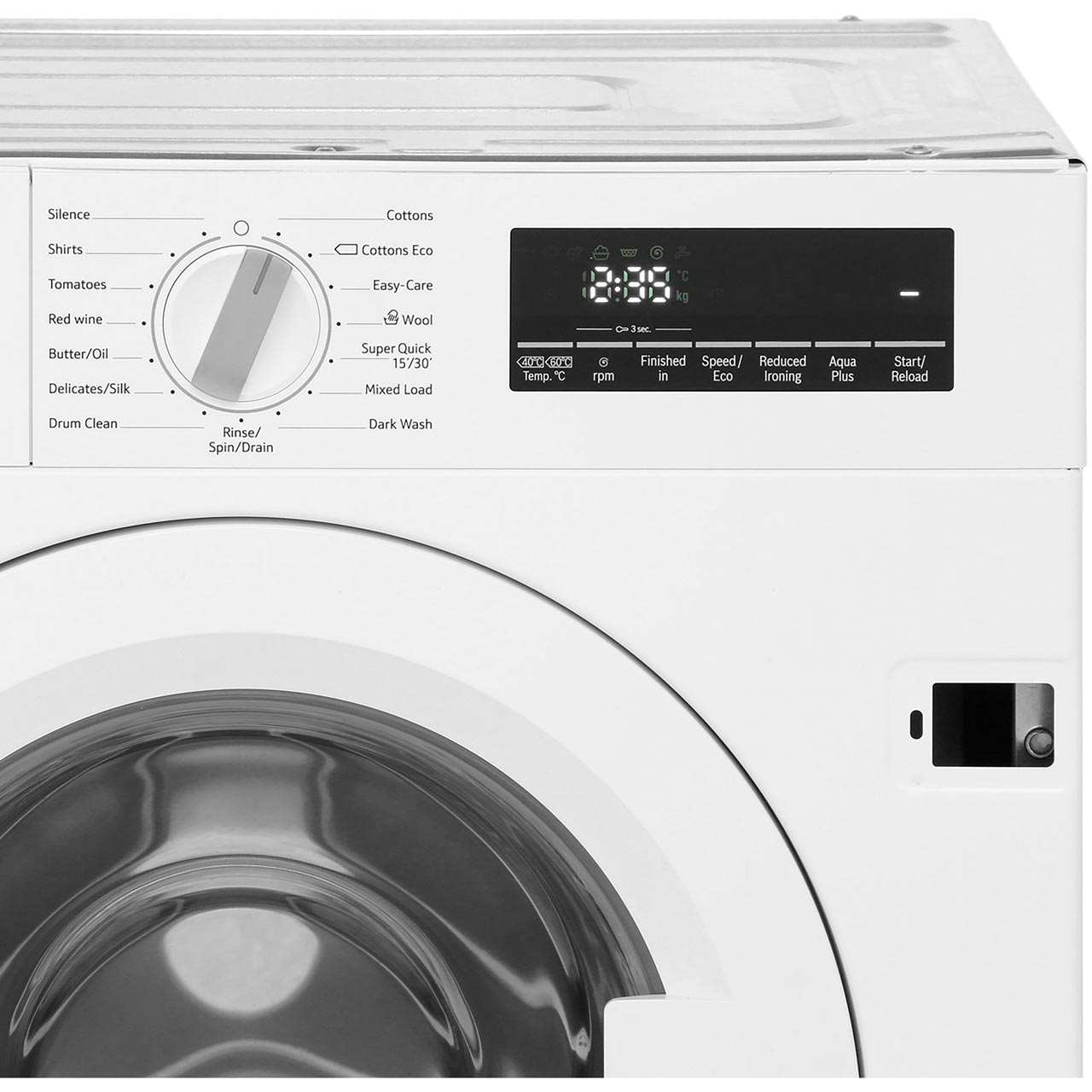 NEFF W544BX0GB A+++ Rated Integrated 8Kg 1400 RPM Washing Machine White ...