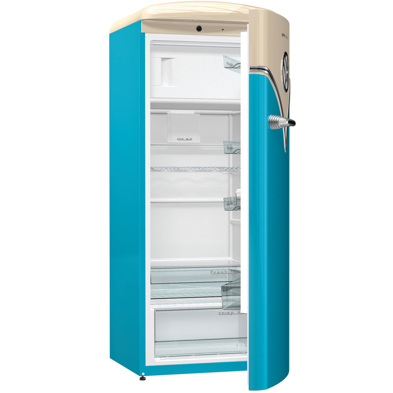 Gorenje OBRB153R Retro Special Edition A+++ Free Standing Fridge 229 ...