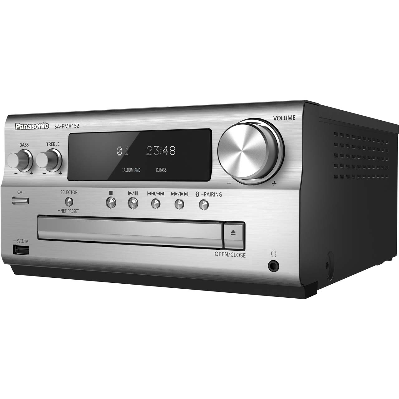 Panasonic SC-PMX152EBS 120 Watt Mini Hi-Fi System Bluetooth Hi-Fi ...