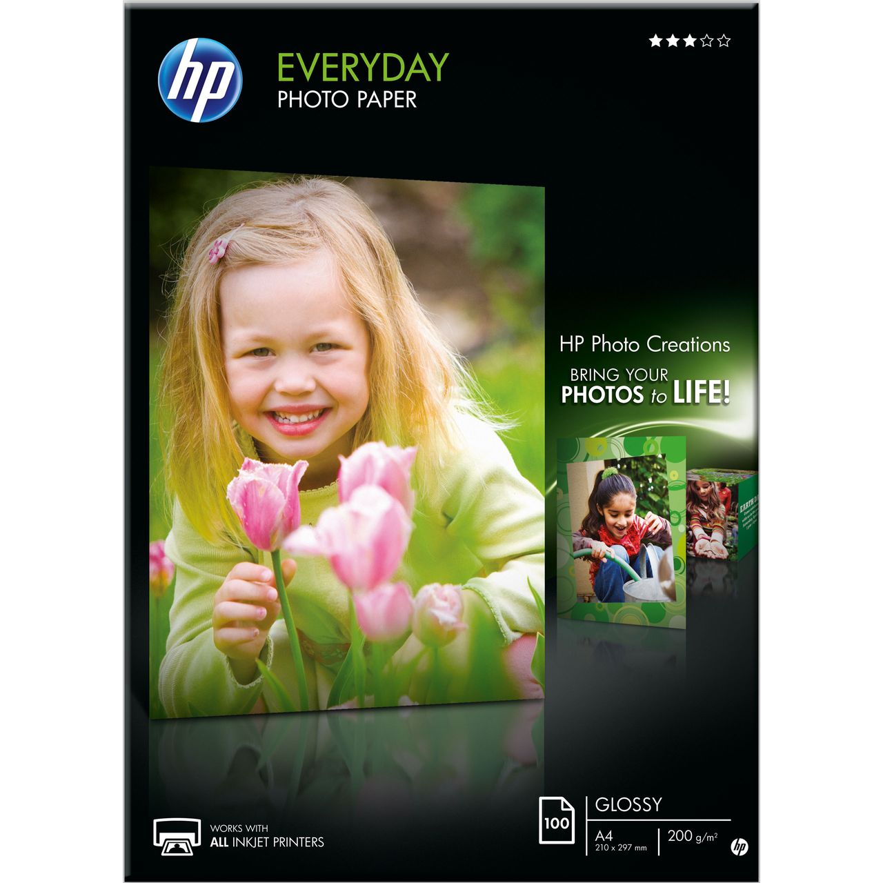 HP Everyday Glossy Photo Paper-100 sheet/A4 Review