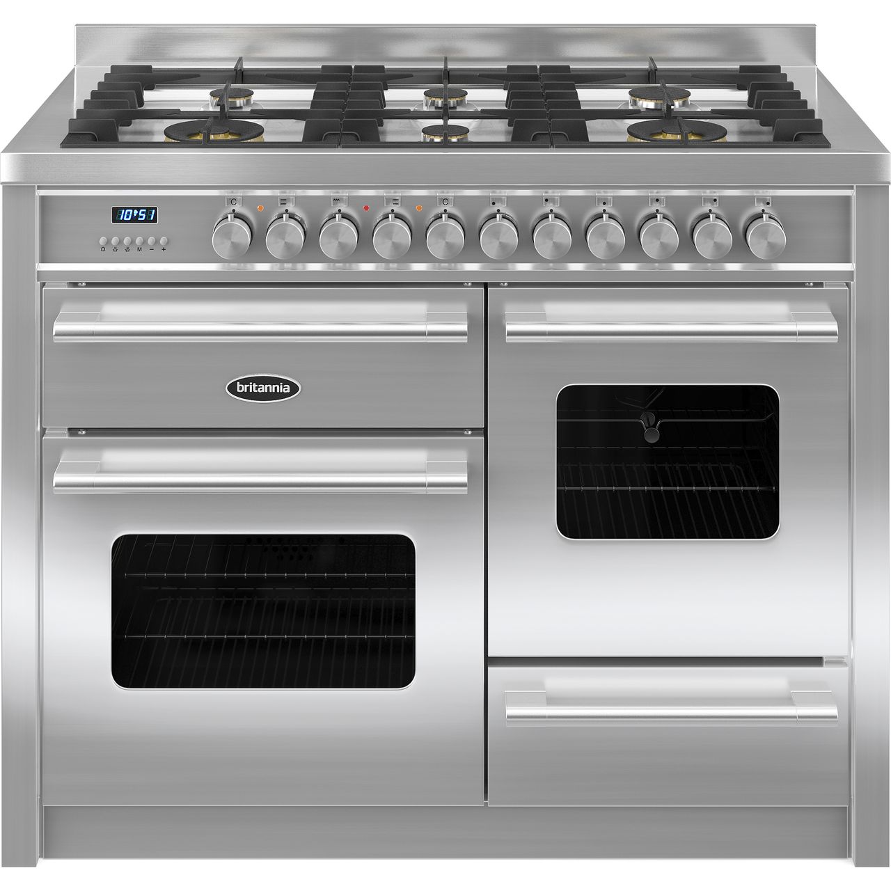 Britannia Delphi RC-11XGG-DE-S 100cm Dual Fuel Range Cooker Review