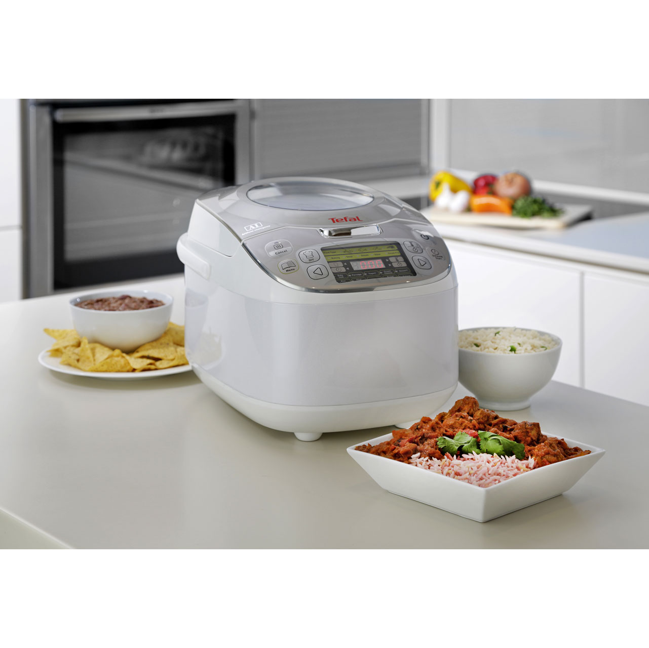 Tefal RK812142 MultiCook Advanced 45 in 1 Multi Cooker 5 Litres White ...