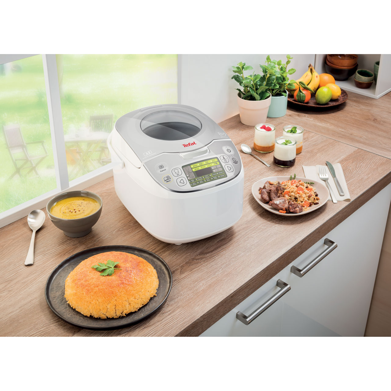 Tefal RK812142 MultiCook Advanced 45 in 1 Multi Cooker 5 Litres White ...