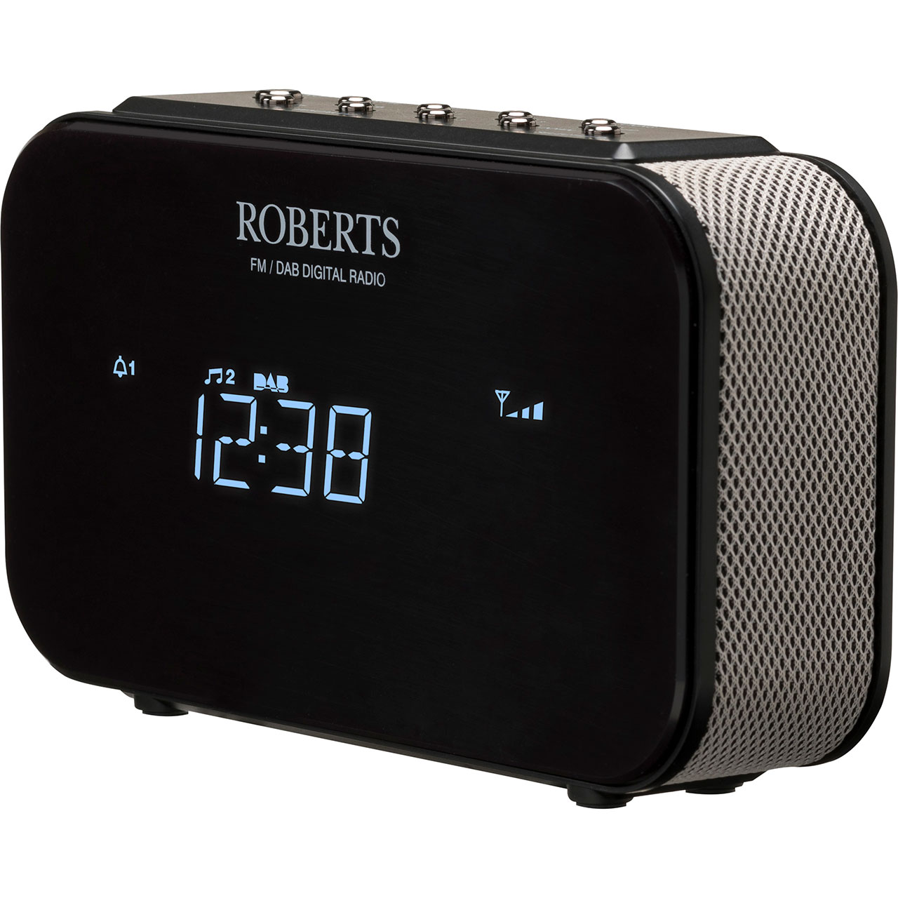 Roberts Radio Ortus1w DAB/DAB+/FM Alarm Clock Radio with AnyButton