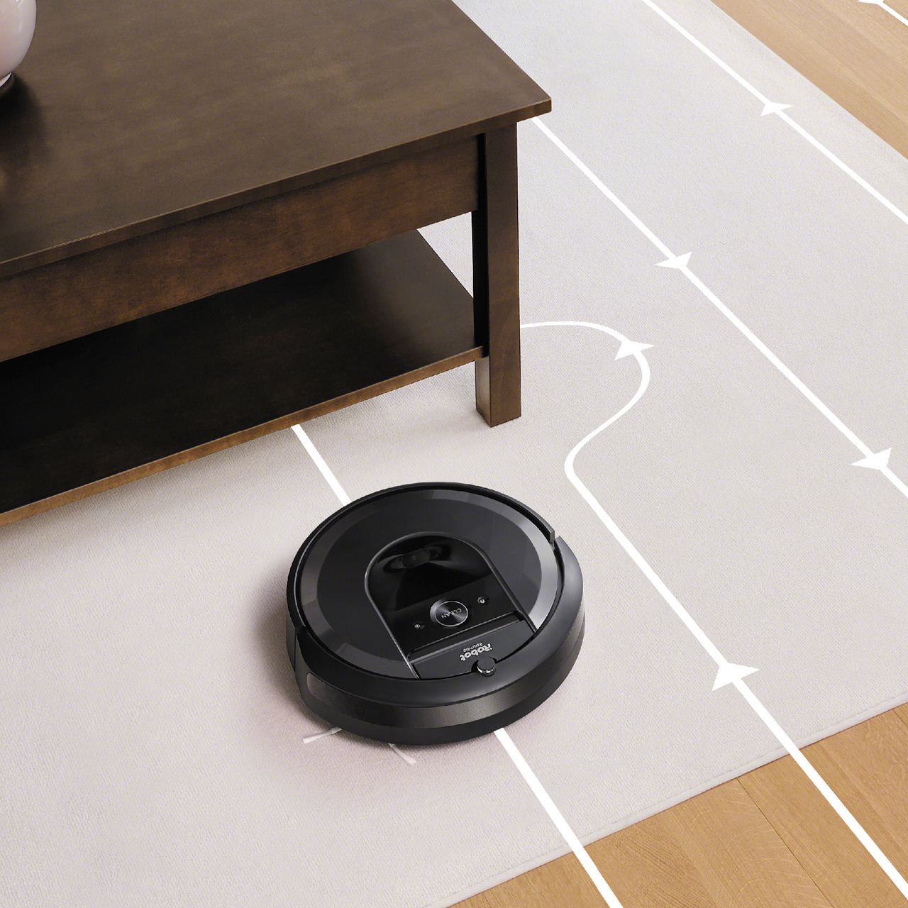 Irobot Roomba I7558 Bagless Robotic Vacuum Cleaner With Auto Dirt Disposal System Charcoal