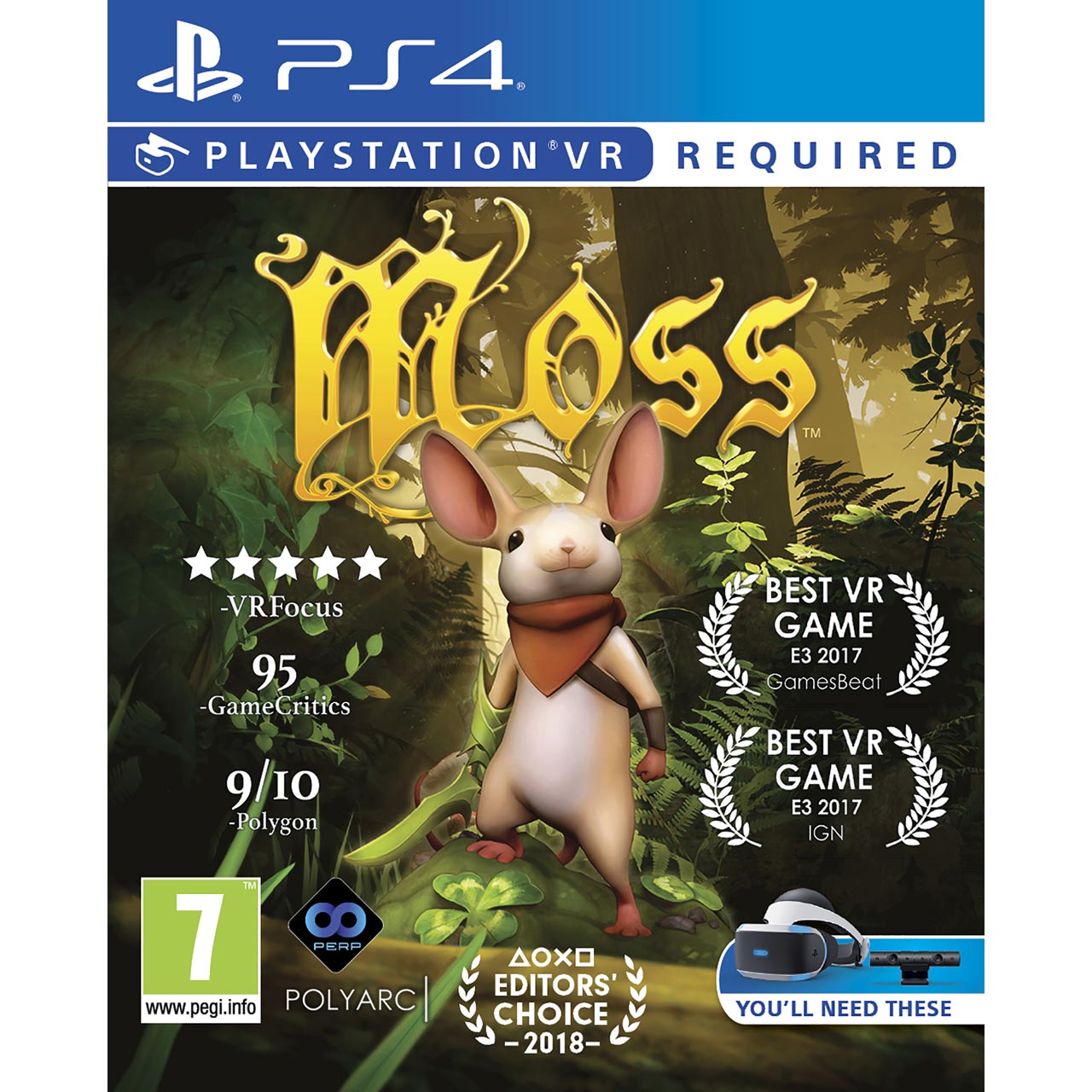 Moss PSVR For PlayStation 4 PS4 5060522091899 eBay