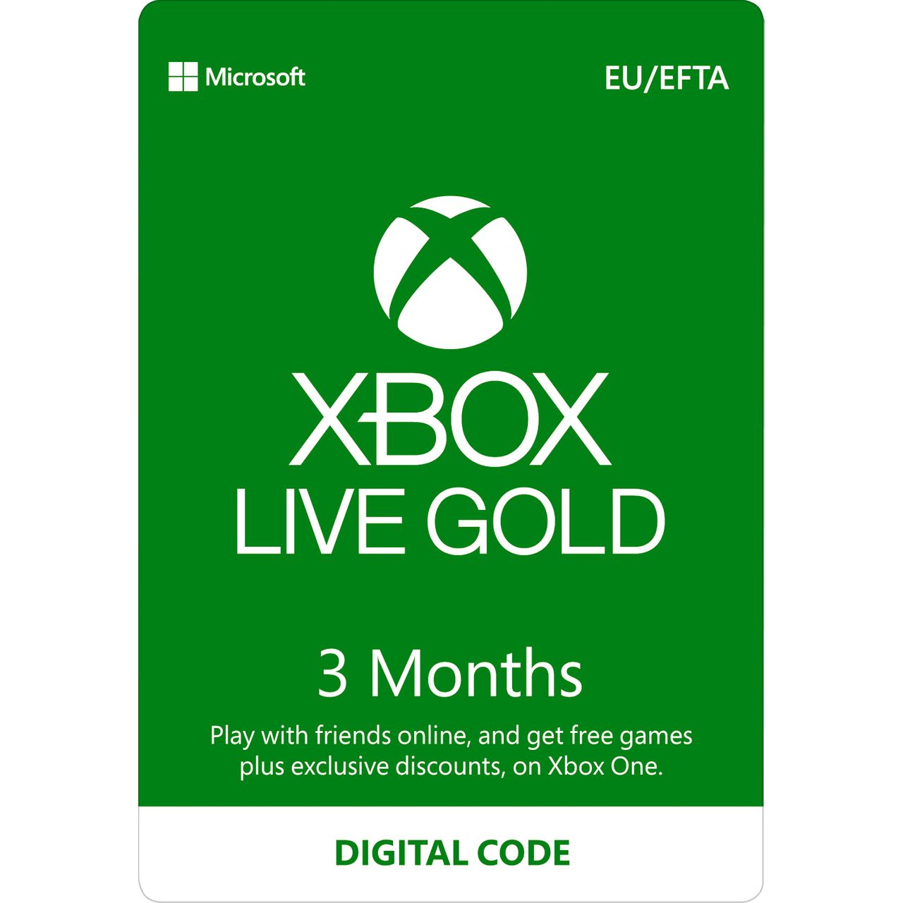 Xbox One 3 Month Xbox Live Gold Membership – Digital Code Review