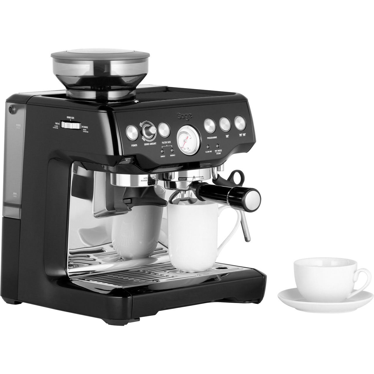 Sage BES875BKS The Barista Express Espresso Coffee Machine 15 bar Black