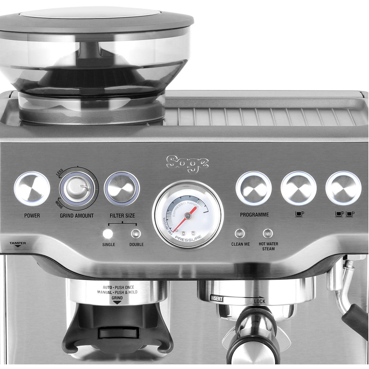 Sage BES875UK The Barista Express Espresso Coffee Machine 15 bar