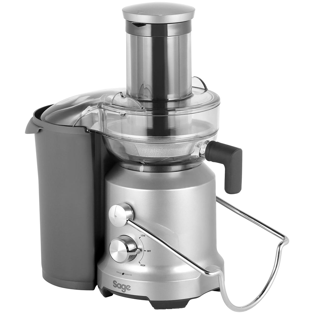 Sage BJE430SIL The Nutri Juicer Cold Juicer 1250 Watt Stainless Steel