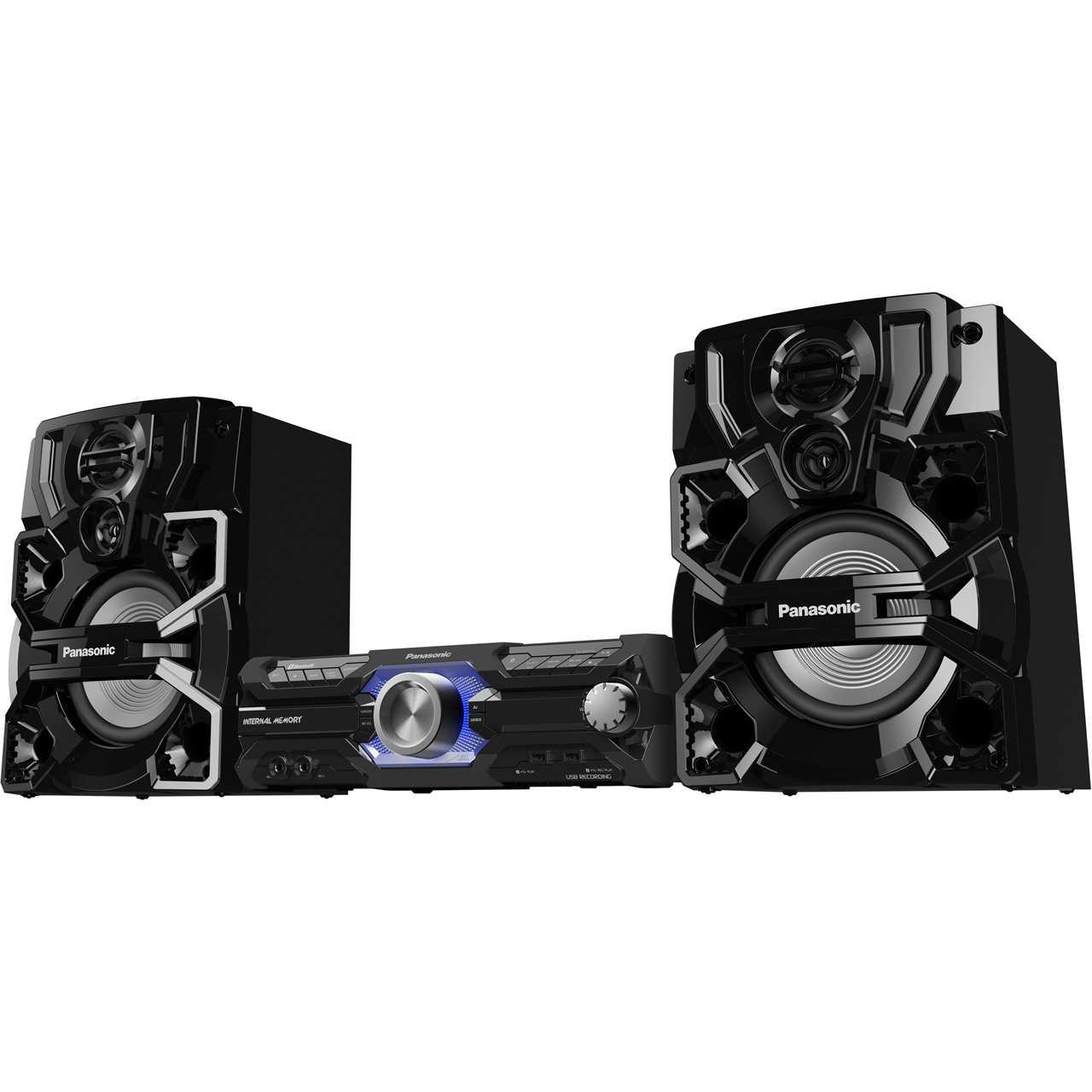 Panasonic SC-AKX710E-K 2000 Watt High Power Mini Hi-Fi System Bluetooth ...