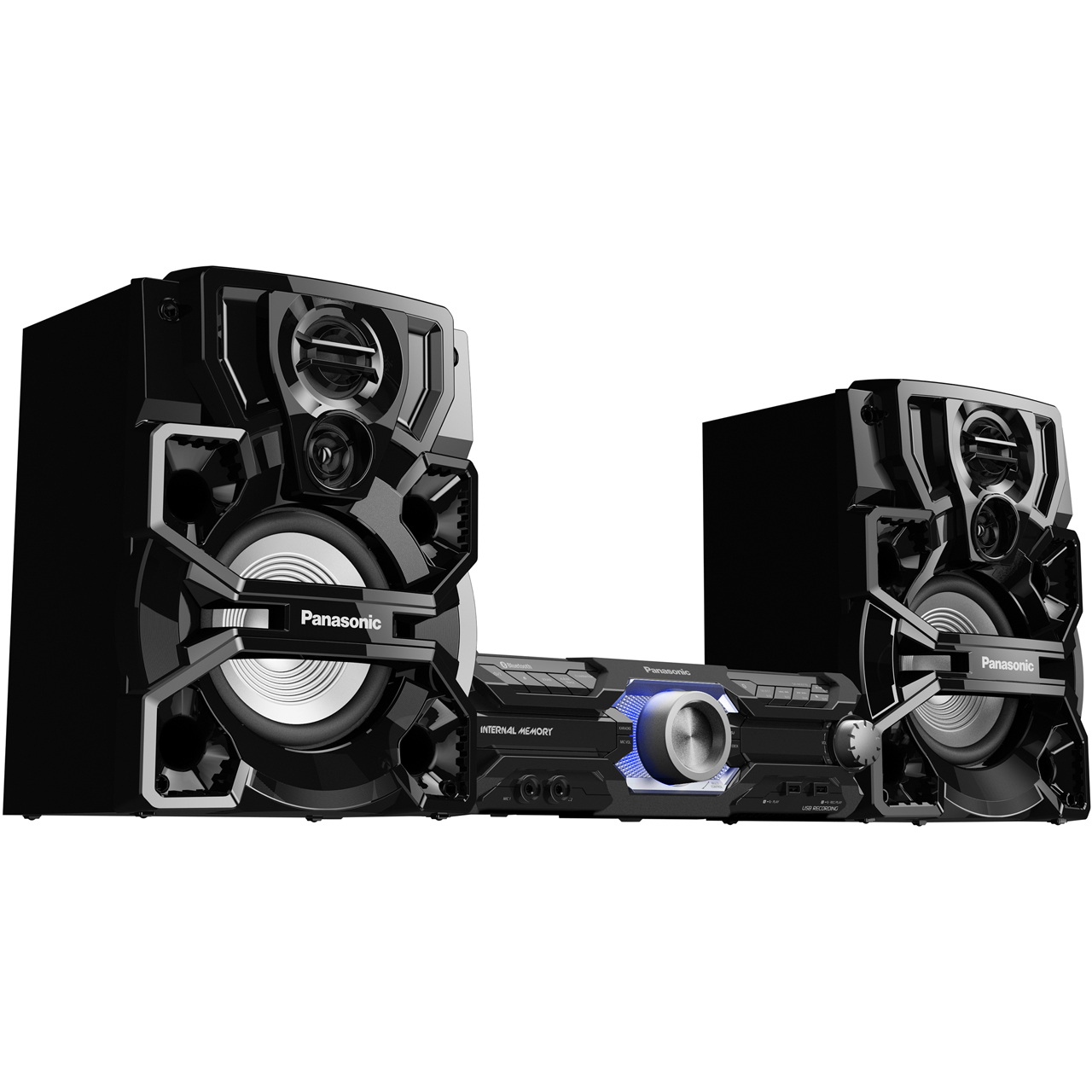 Panasonic SC-AKX710E-K 2000 Watt High Power Mini Hi-Fi System Bluetooth ...