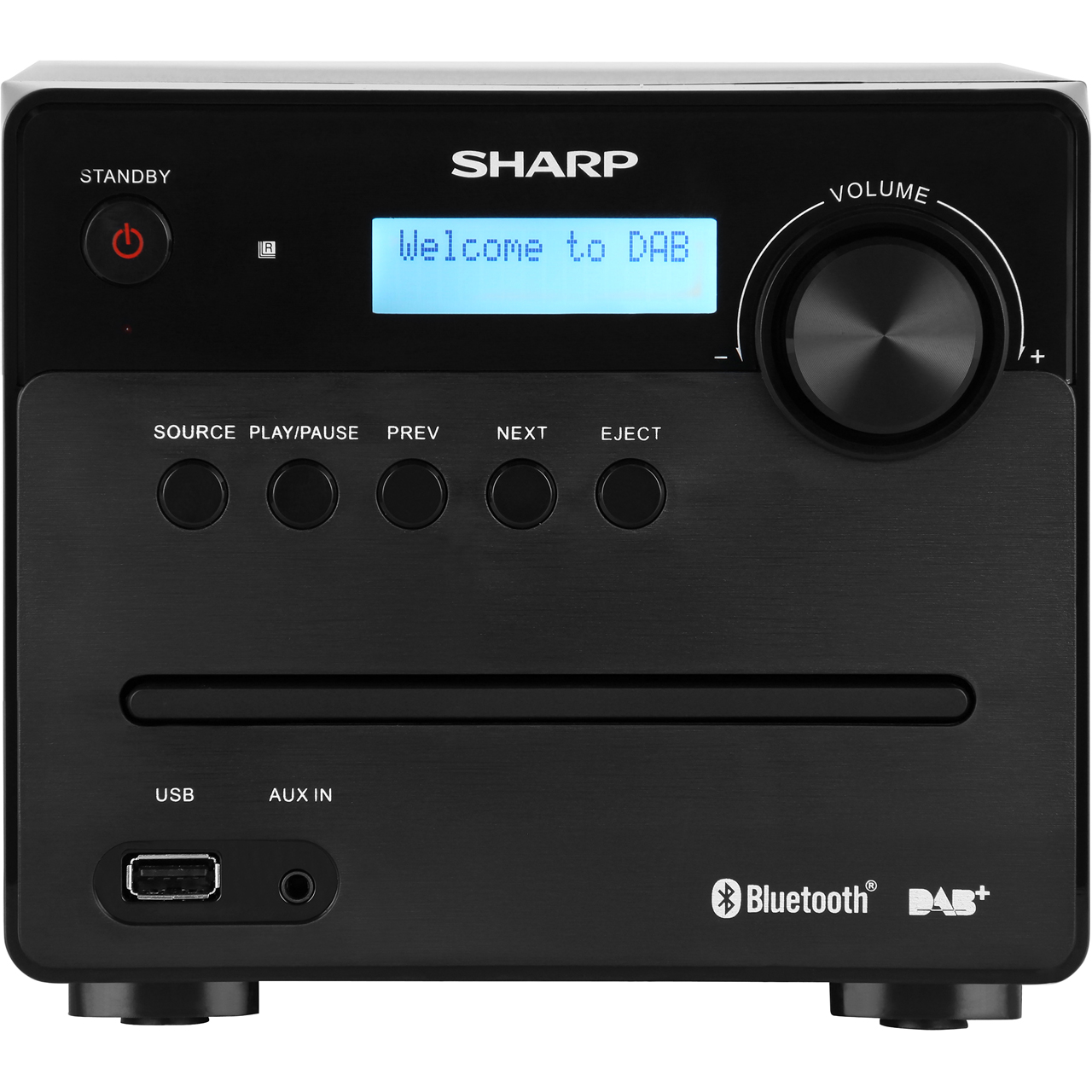 Sharp Audio XLB515D 30 Watt Micro Hi Fi System Bluetooth HiFi System