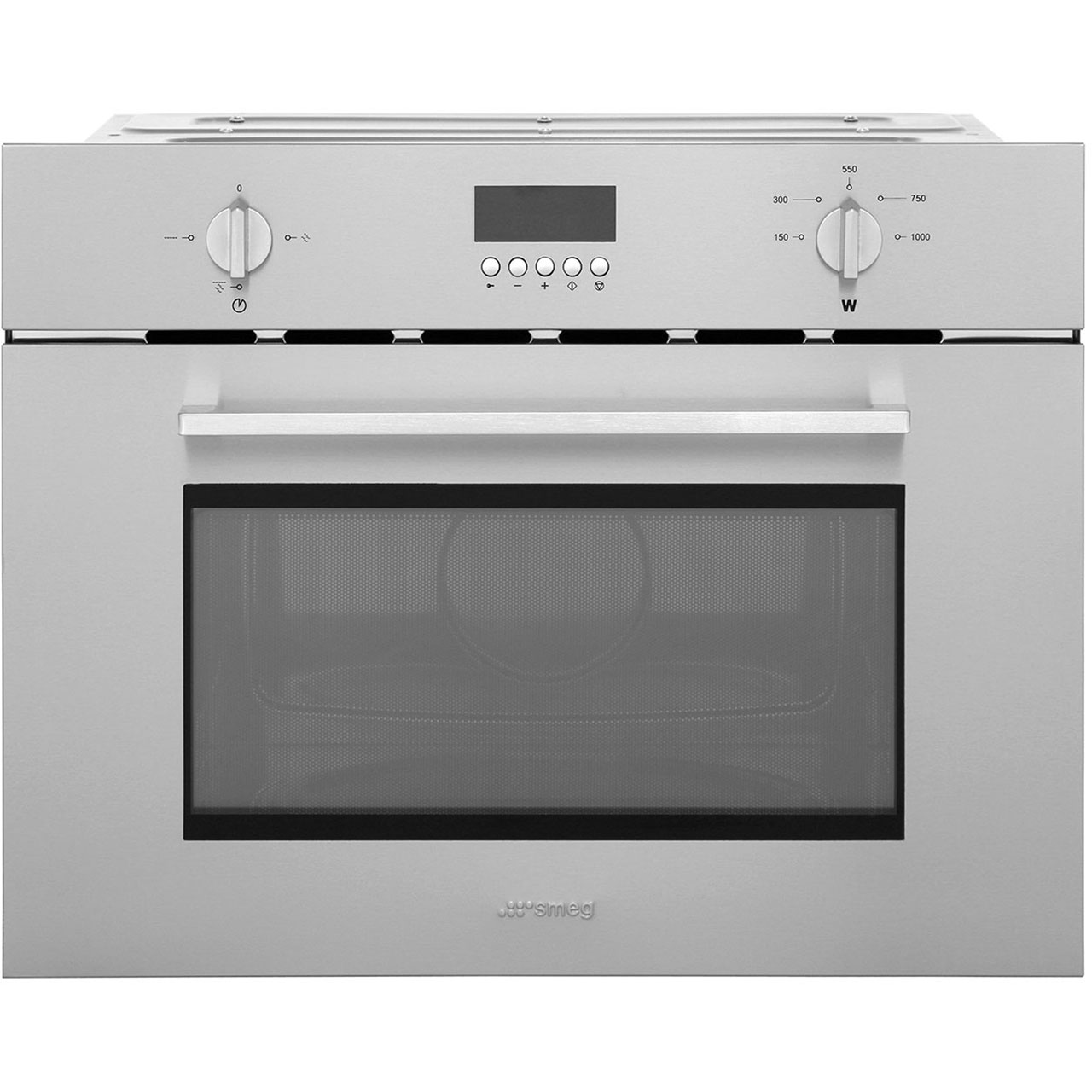 SC445MX_SS | Smeg Built-in Microwave with Grill | ao.com SC445MX_SS | Smeg Built-in Microwave with Grill | ao.com
