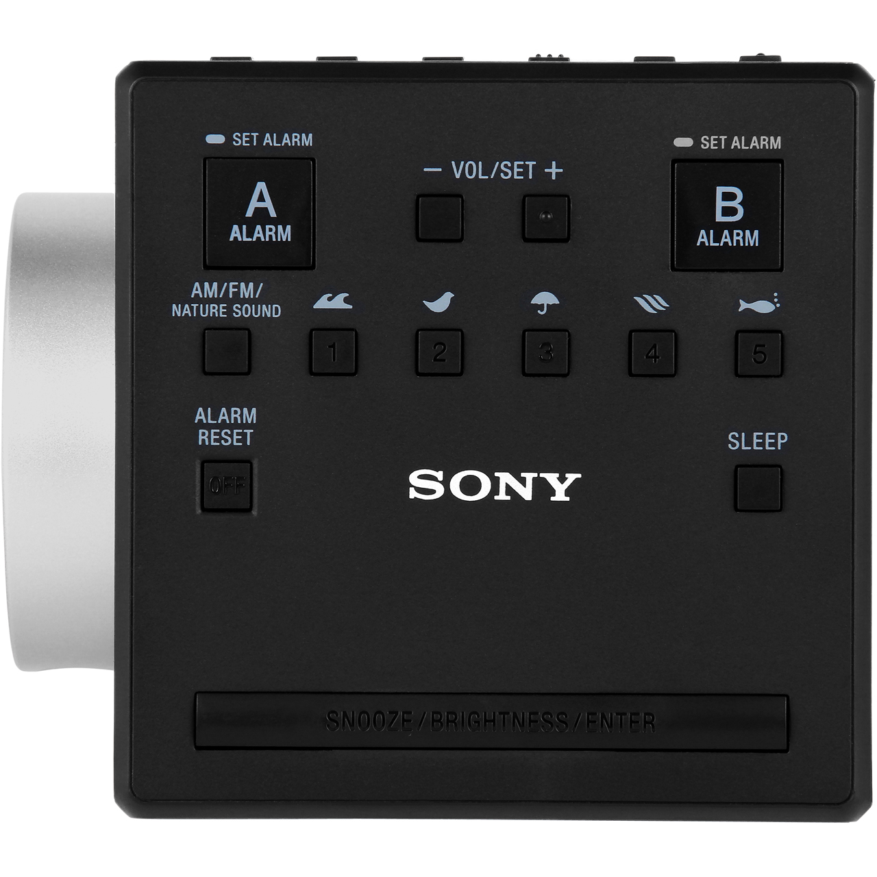 Sony ICFC1PJ Cube AM/FM Clock Radio with projector No with FM / AM