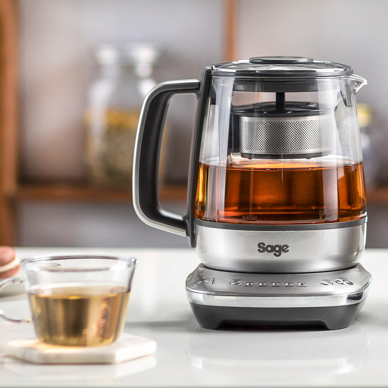 Sage STM700SHY Tea Maker 1 Litres Smoked Hickory New from AO