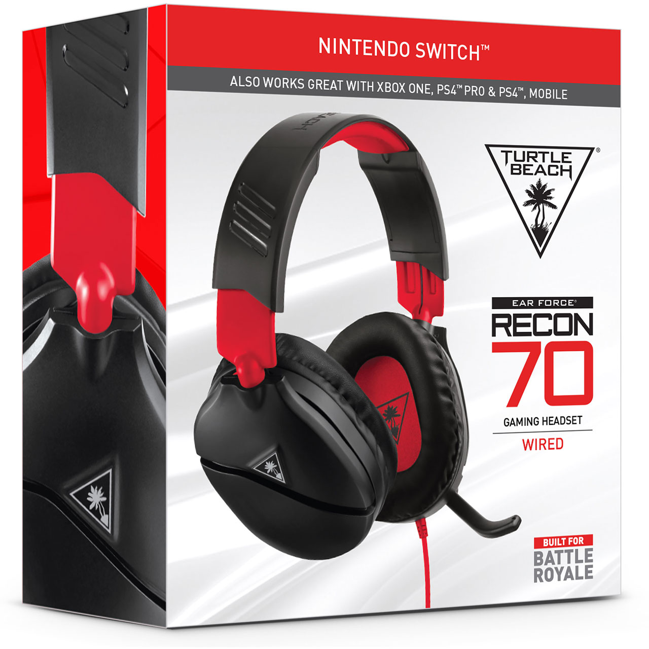 Turtle Beach Recon 70N Gaming Headset Black / Red 731855080106 eBay