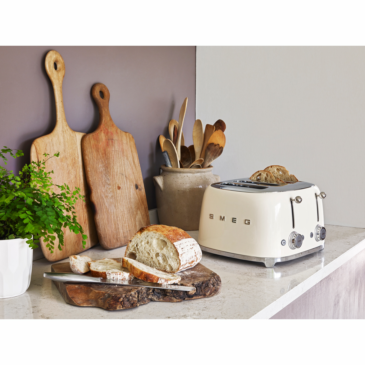 Smeg TSF03WHUK 50's Retro 4 Slice Toaster White eBay