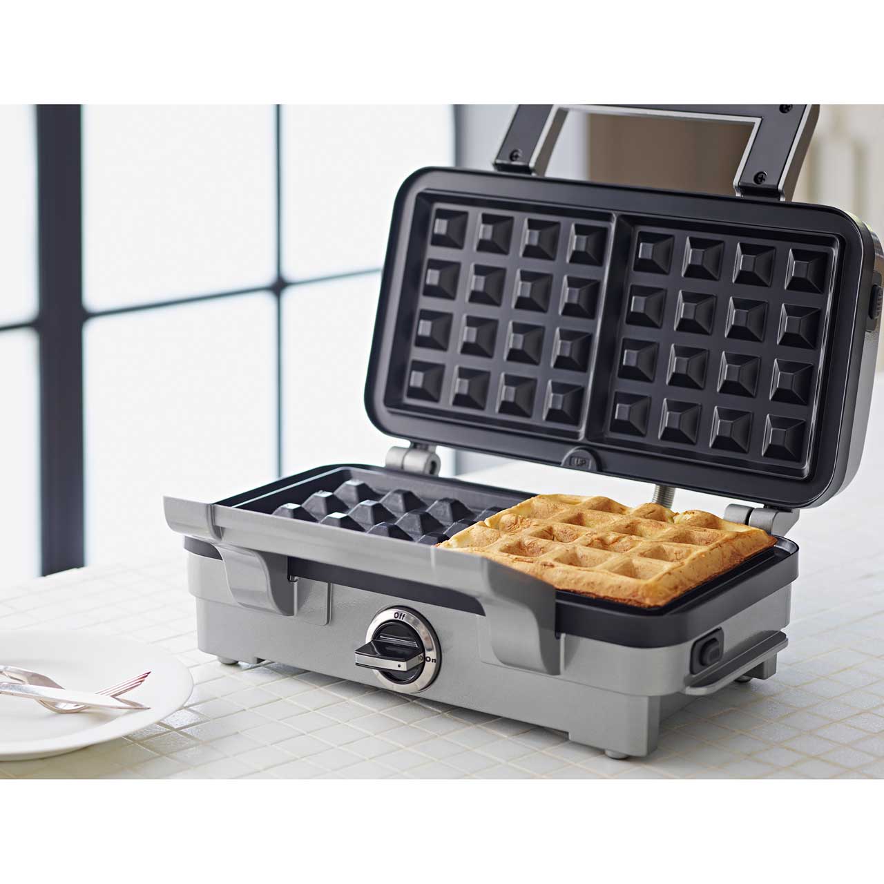 Cuisinart WAF1U Waffle Maker 1000 Watt Stainless Steel eBay